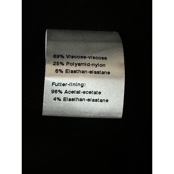 Akris Punto Peplum Jacket Womens 8 US Slim Fit 2 Way Zip Front Blazer Career - Picture 15 of 16